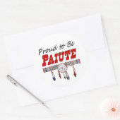 Stolz auf Paiute Window Decoder Sticker (Umschlag)