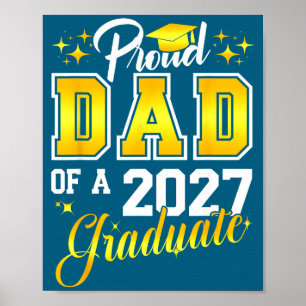 Stolz auf Papa Abschluss Senior 2027 Poster
