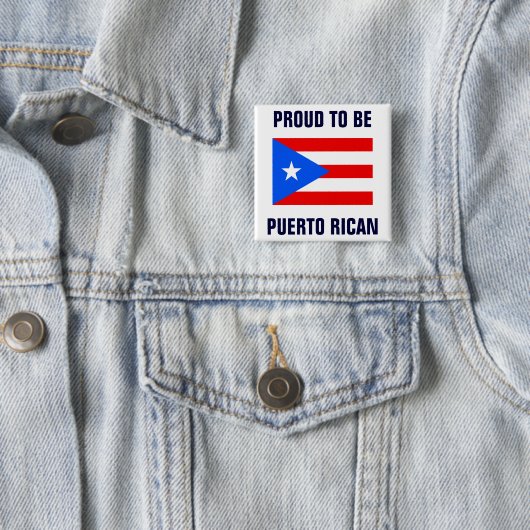 Stolz auf Puerto Rico Button (Beispiel)