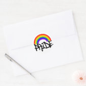 Stolz auf Regenbogen Runder Aufkleber (Umschlag)