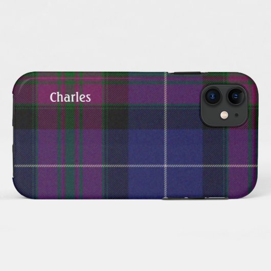 Stolz auf Schottland Tartan Kariert Case-Mate iPhone Hülle (Rückseite (Horizontal))