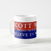 Stolz auf Scott-Wanderer Kaffeetasse (Vorderseite Links)