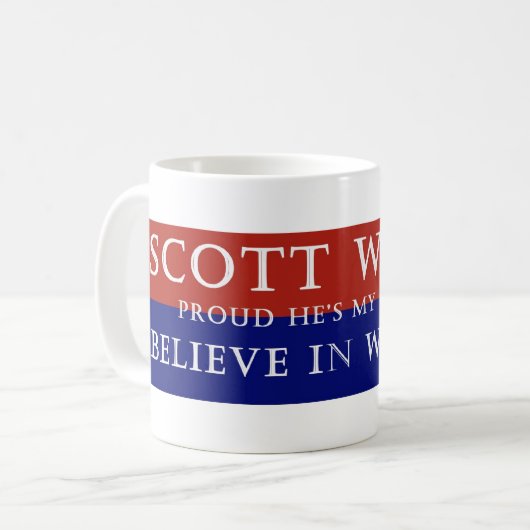 Stolz auf Scott-Wanderer Kaffeetasse (Vorderseite Links)