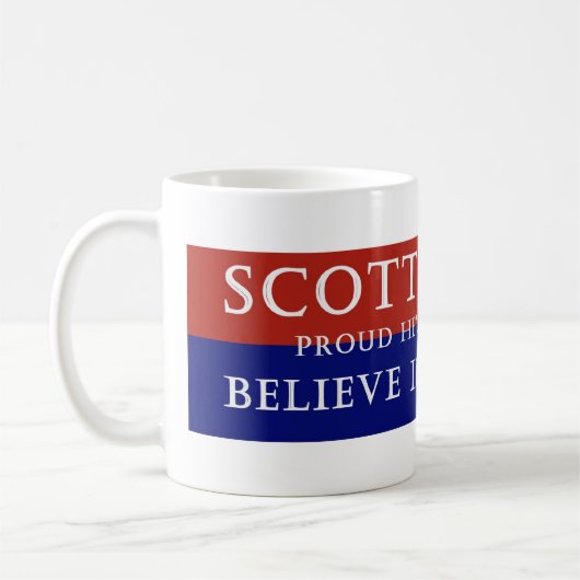 Stolz auf Scott-Wanderer Kaffeetasse (Links)