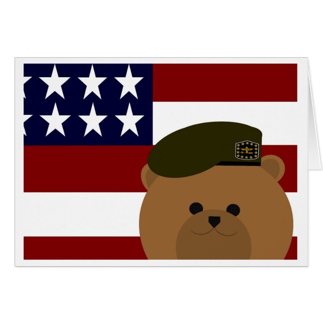 Stolz auf Sie - Armee-grünes Barett (Vorderseite (Horizontal))