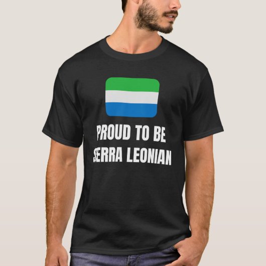 Stolz auf Sierra Leone T-Shirt (Vorderseite)