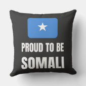 Stolz auf Somali Kissen (Rückseite)