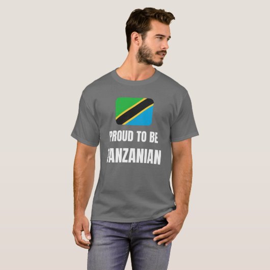 Stolz auf Tansanier T-Shirt (Vorne ganz)