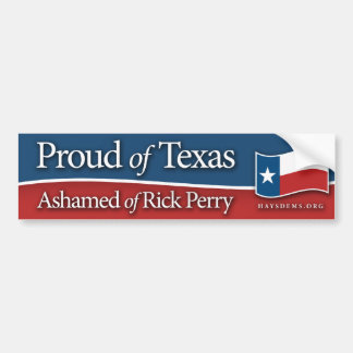 Stolz auf Texas-Autoaufkleber Autoaufkleber