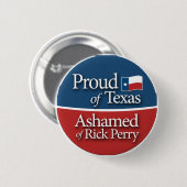Stolz auf Texas-Knopf Button (Vorne & Hinten)