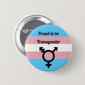 Stolz auf Transgender | Trans Pride Button (Vorne & Hinten)
