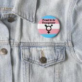 Stolz auf Transgender | Trans Pride Button (Beispiel)