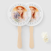 Stolz auf unser Graduate 20XX Modernes Abschluss F Fächer (Vorne und Hinten)