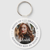 Stolz auf unser Graduate 20XX Simple Abschluss Fot Schlüsselanhänger (Vorderseite)