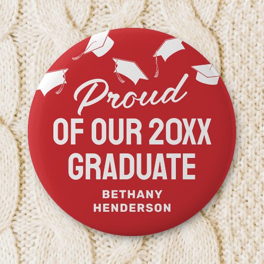 Stolz auf unser Graduate Red 2025 Button