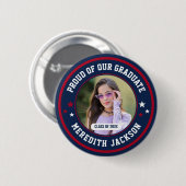 Stolz auf unser individuelles Abschlussfoto Button (Vorne & Hinten)