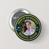 Stolz auf unser individuelles Abschlussfoto Button (Vorne & Hinten)
