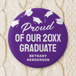 Stolz auf unser Lila Abitur 2025 Button
