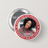 Stolz auf unseren Abschluss 20XX | ABSCHLUSS FOTO Button (Vorne & Hinten)