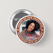 Stolz auf unseren Abschluss 20XX | ABSCHLUSS FOTO Button (Vorne & Hinten)