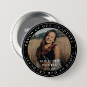 Stolz auf unseren Abschluss für kundenspezifisches Button (Vorne & Hinten)