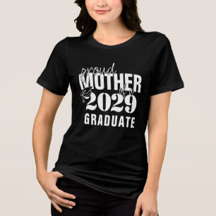 Stolz auf unseren Abschluss   Mutter mit Kap und J Tri-Blend Shirt