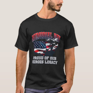 Stolz auf unseren Helden Amerikaner Veteranen Tag  T-Shirt