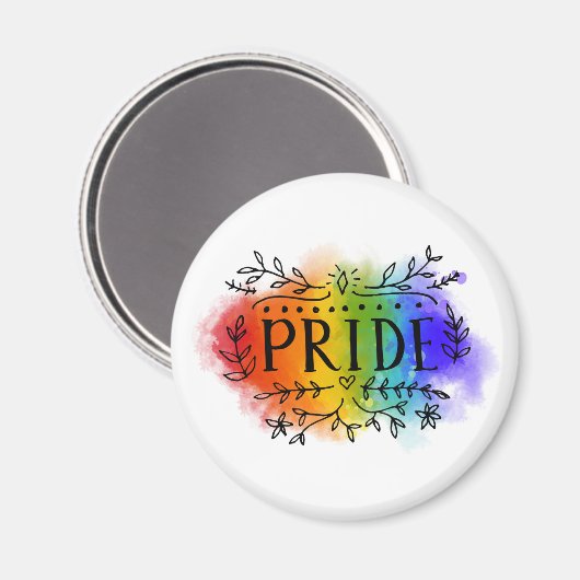 Stolz auf Wasserfarbe Magnet (Vorderseite/Rückseite)