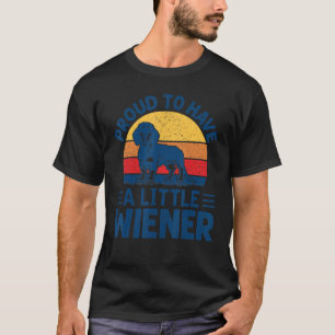 Stolz auf wenig Dackel lustige Dackel Hund T-Shirt