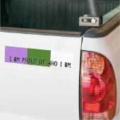 Stolz auf, wer ich bin - GQ kennzeichnen Sie Autoaufkleber (Auf Lkw)