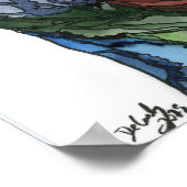 Stolz aufgerichtet poster (Ecke)