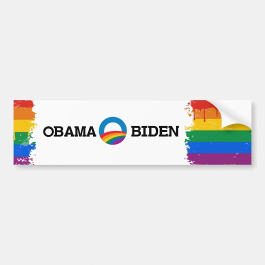 Stolz-Aufkleber Obama Biden 2012 Autoaufkleber (Vorne)