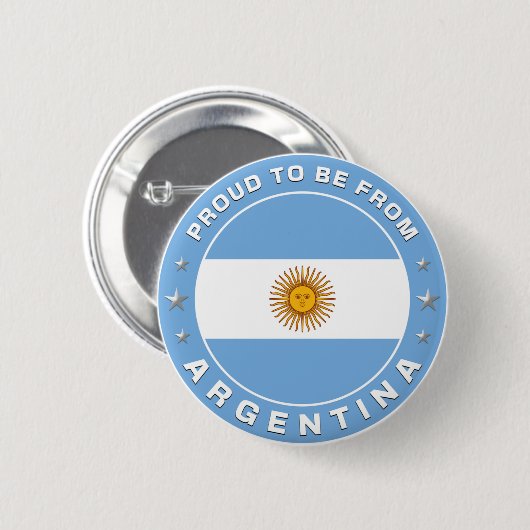 stolz aus Argentinien zu sein Button (Vorne & Hinten)