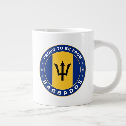 Stolz aus Barbados Jumbo-Tasse (Rechts)