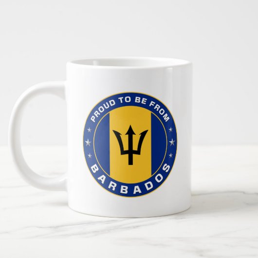 Stolz aus Barbados Jumbo-Tasse (Links)