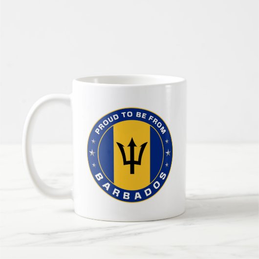 Stolz aus Barbados Kaffeetasse (Links)