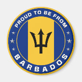 Stolz aus Barbados Magnet (Vorne)
