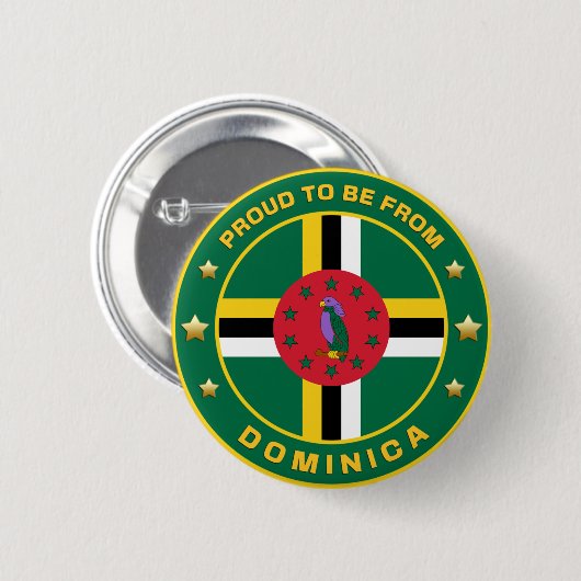 Stolz aus Dominica Button (Vorne & Hinten)