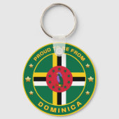 Stolz aus Dominica Schlüsselanhänger (Vorderseite)