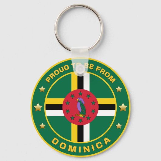 Stolz aus Dominica Schlüsselanhänger (Vorderseite)