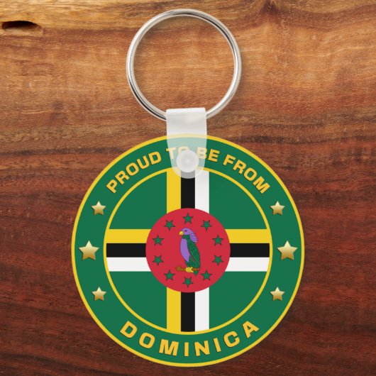 Stolz aus Dominica Schlüsselanhänger (Vorderseite)