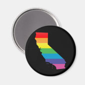 Stolz aus Kalifornien. Magnet (Vorderseite/Rückseite)