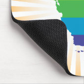 Stolz aus Kalifornien. Mousepad (Ecke)