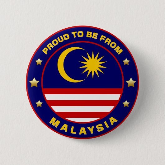 Stolz aus Malaysia Button (Vorderseite)