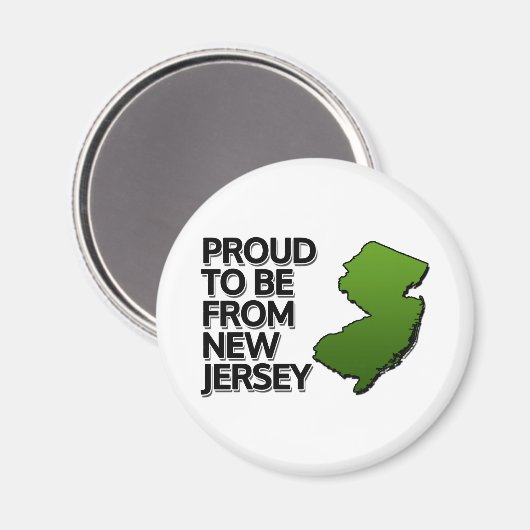 Stolz aus New Jersey Magnet (Vorderseite/Rückseite)