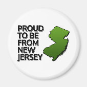 Stolz aus New Jersey Magnet (Vorne)