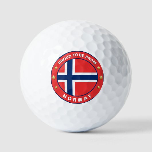 Stolz aus Norwegen Golfball (Vorderseite)
