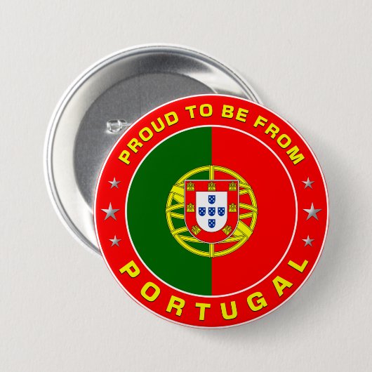 Stolz aus Portugal Button (Vorne & Hinten)