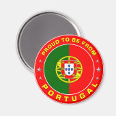Stolz aus Portugal Magnet (Vorderseite/Rückseite)