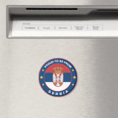Stolz aus Serbien Magnet (In Situ (Geschirrspüler))